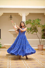 Launching Navratri Special Gamathi Work Gown