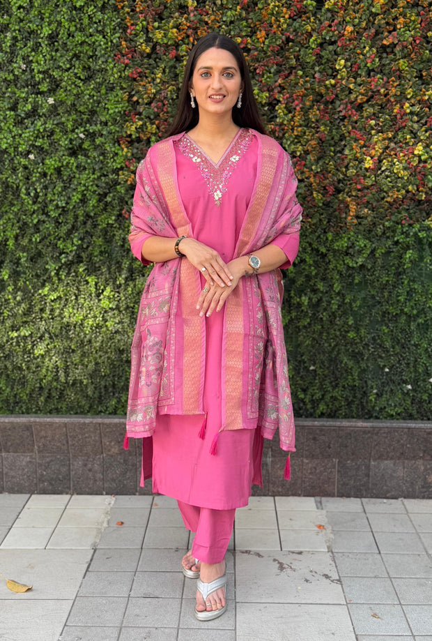Premium Roman Silk suit