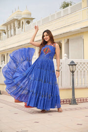 Launching Navratri Special Gamathi Work Gown