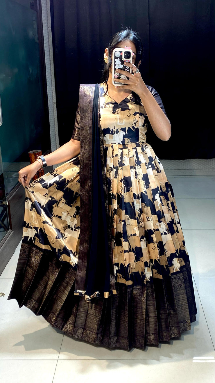 Presenting our exclusive kalamkari dress