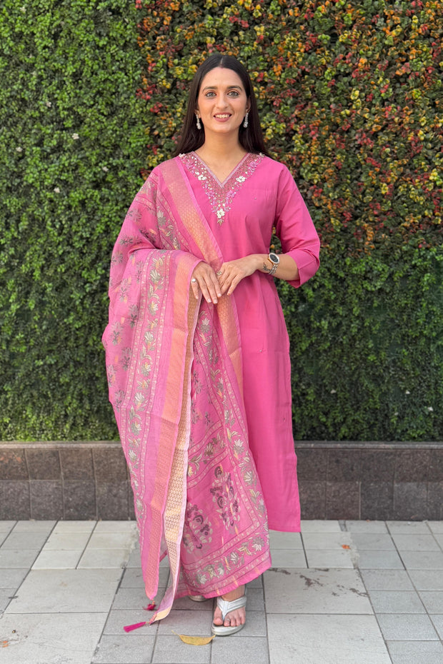 Premium Roman Silk suit