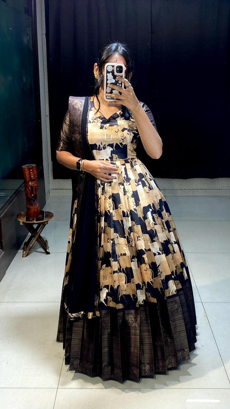 Presenting our exclusive kalamkari dress