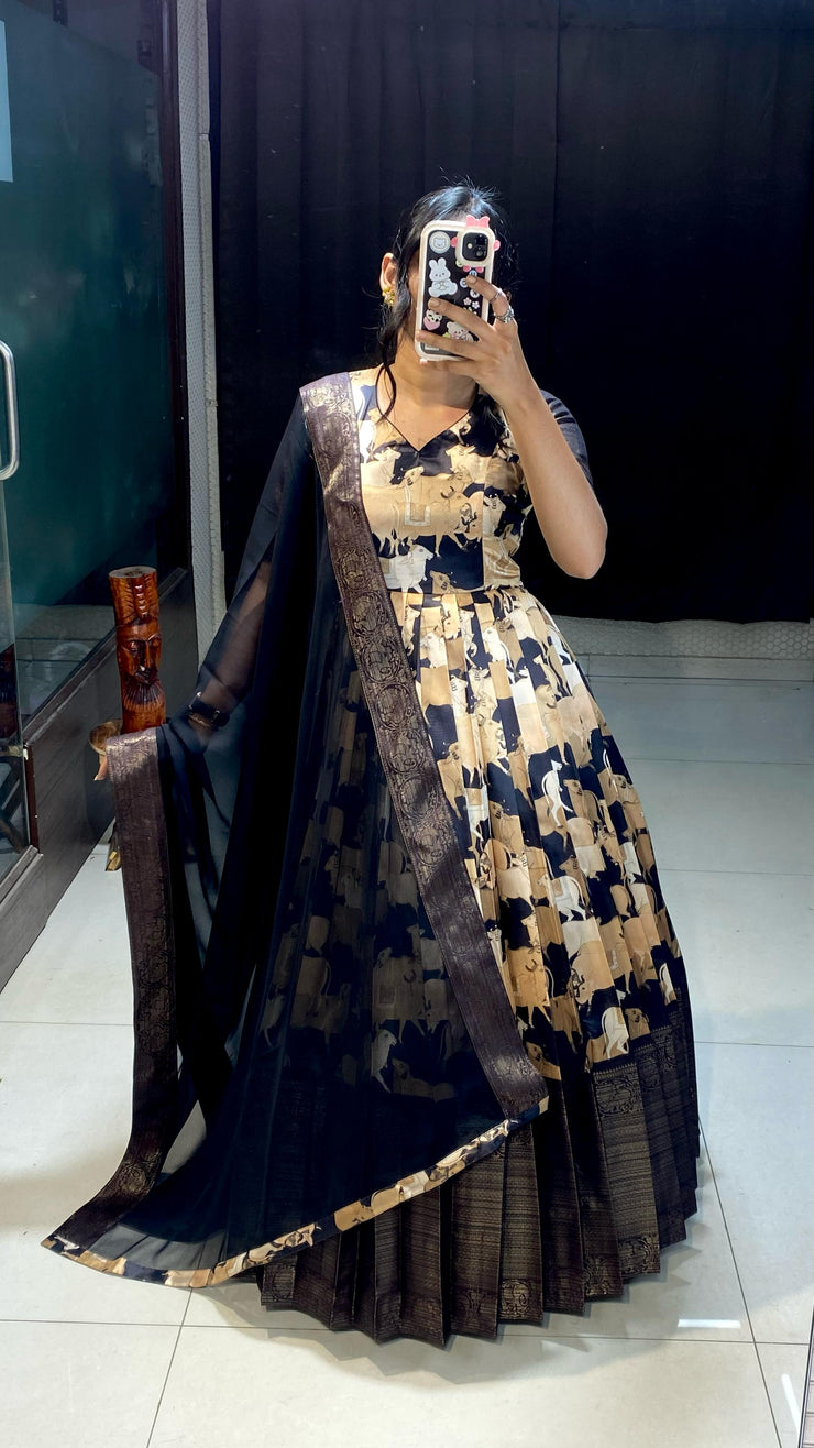 Presenting our exclusive kalamkari dress