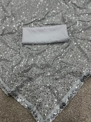 Kareena Kapoor Bollywood Georgette Grey Color Saree