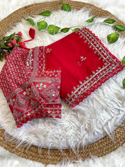 Pure soft fox georgette saree