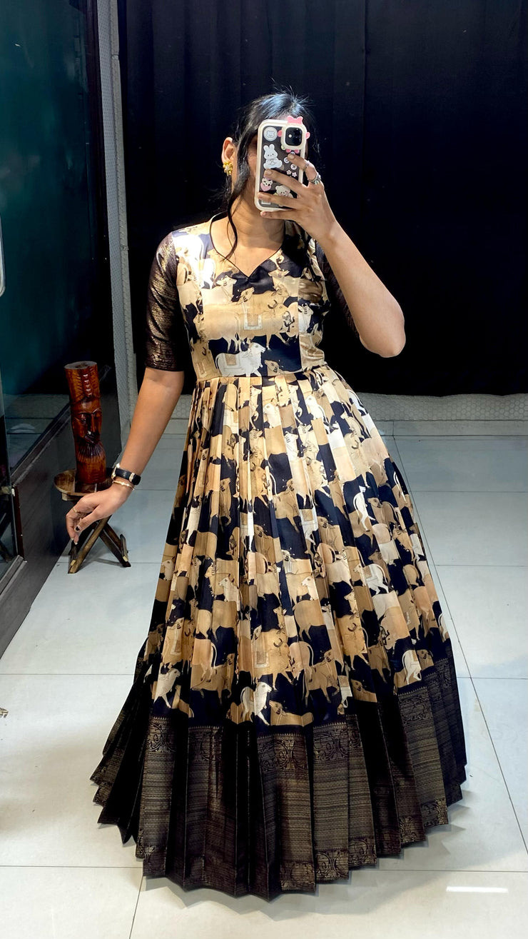 Presenting our exclusive kalamkari dress