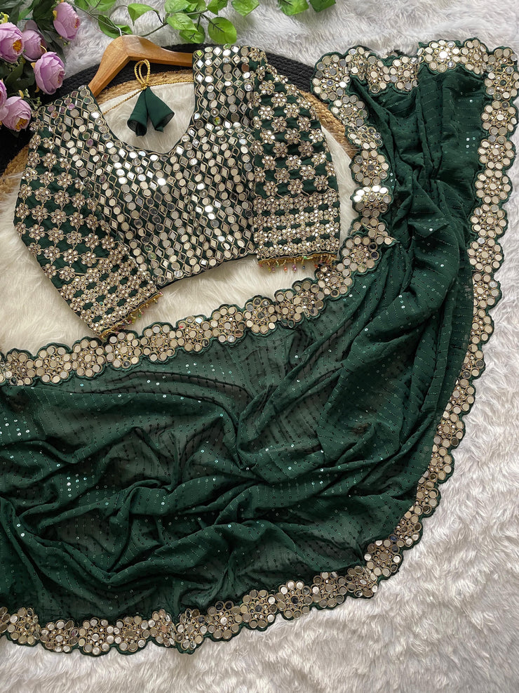 Bollywood Design Saree GREEN